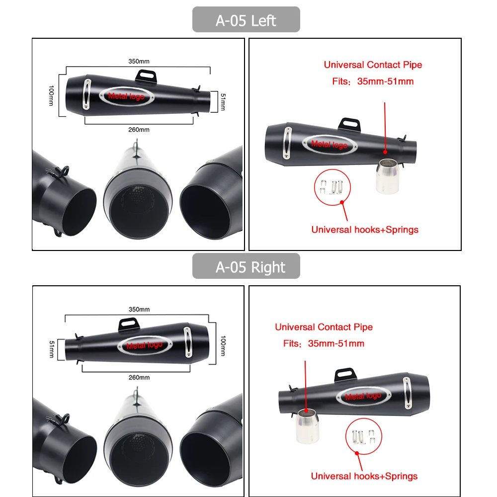 Новинка глушитель выхлопной трубы мотоцикла Alconstar 51 мм M4 для большинства моделей