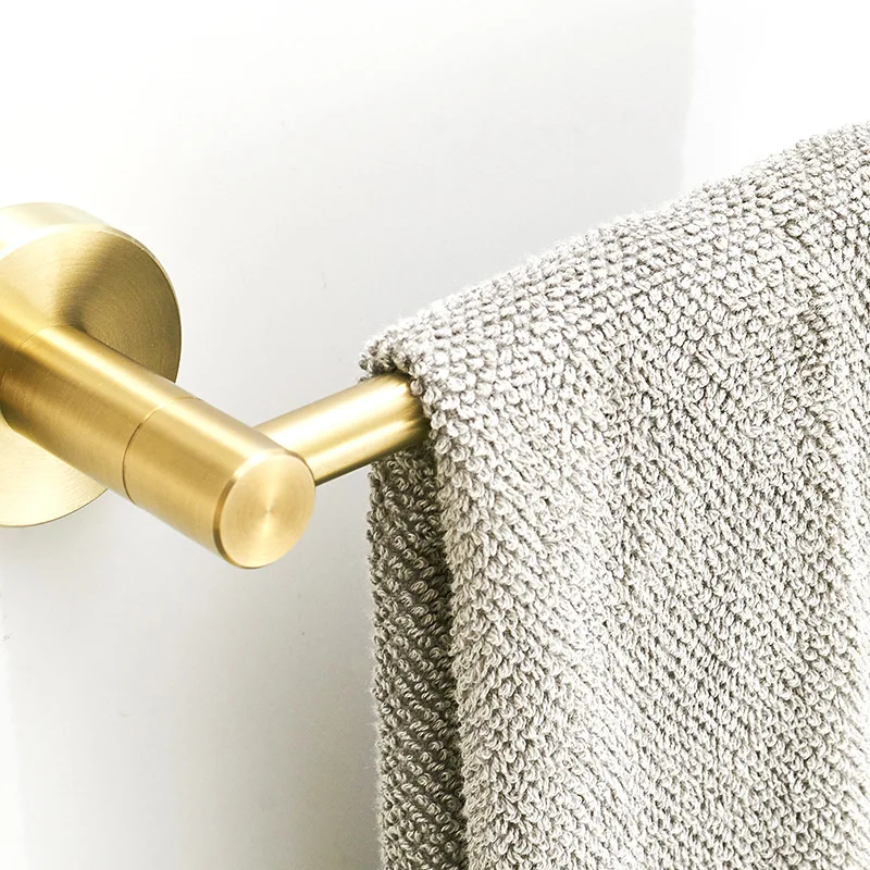 Аксессуар для ванной комнаты из нержавеющей стали с матовой золотистой отделкой