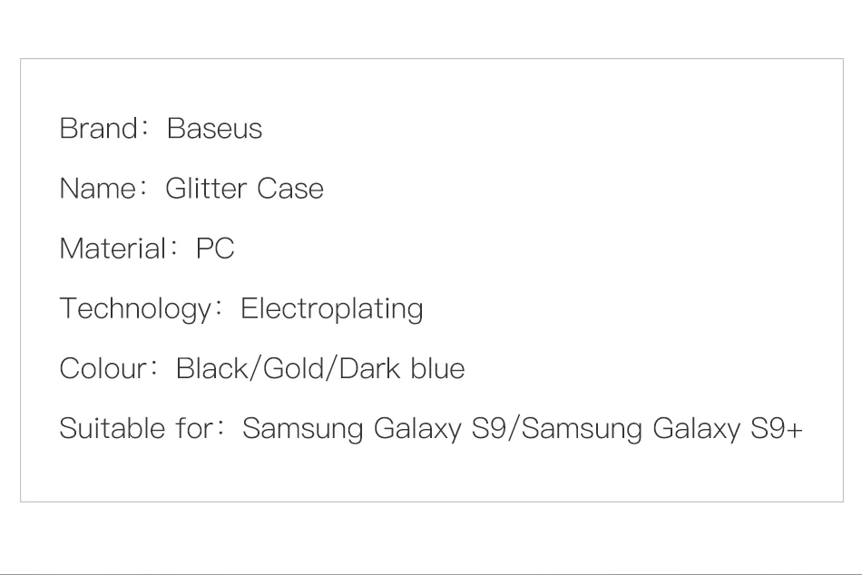 Baseus Luxury Plating Phone Case For Samsung Galaxy S9 Plus Coque Ultra Thin Soft Silicone Back Cover For Galaxy s9 Fundas