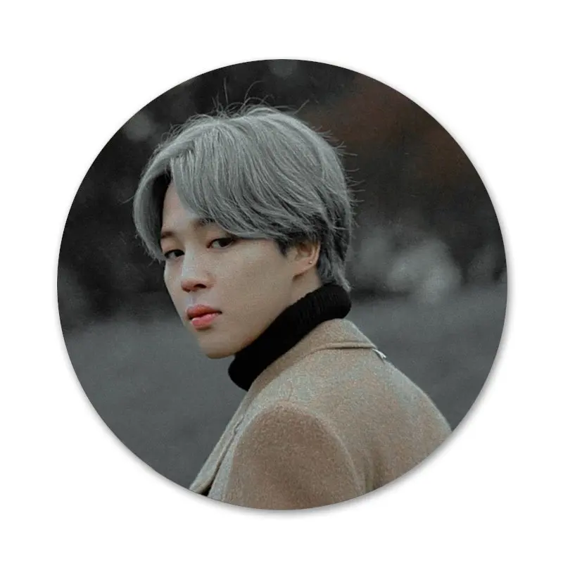 58 мм Jimin красивые значки металлические для фотографий | Дом и сад