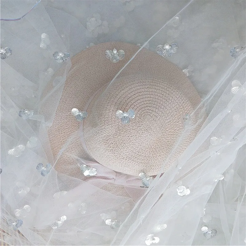 прозрачное платье в сетку с жемчугом и бисером. сетка с жемчугом.