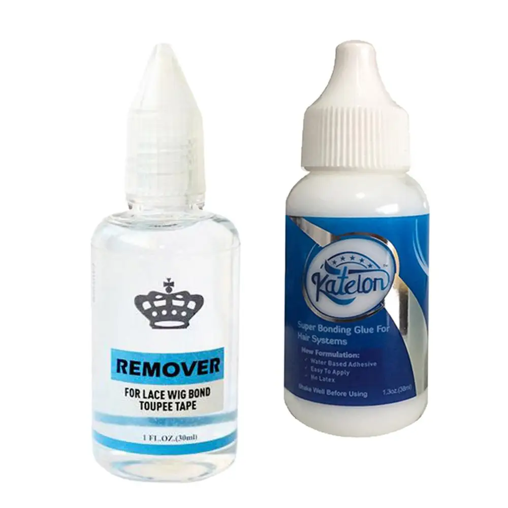 1 шт. кружевной парик клей водонепроницаемый склеивание невидимый с бутылка