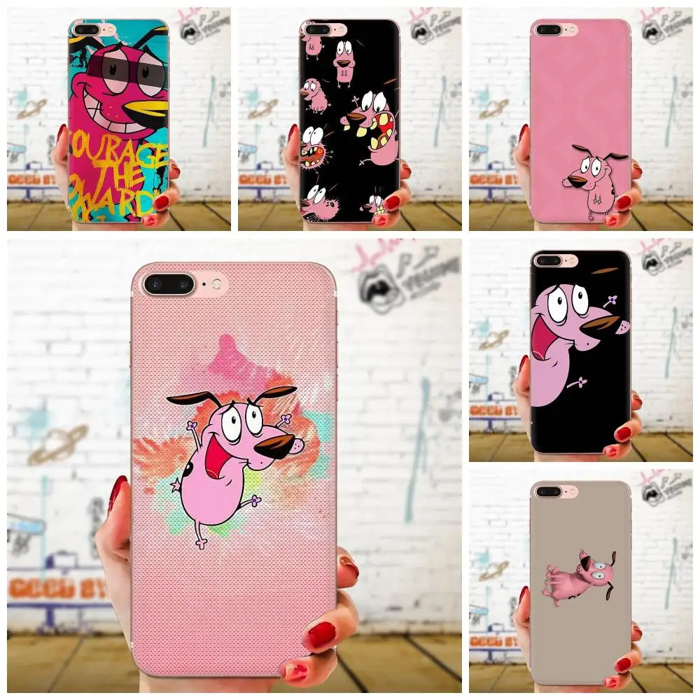 Смелая трусливая собака для huawei P7 P8 P9 P10 P20 P30 Lite Mini Plus Pro Y9 Prime P Smart Z 2018 2019 TPU