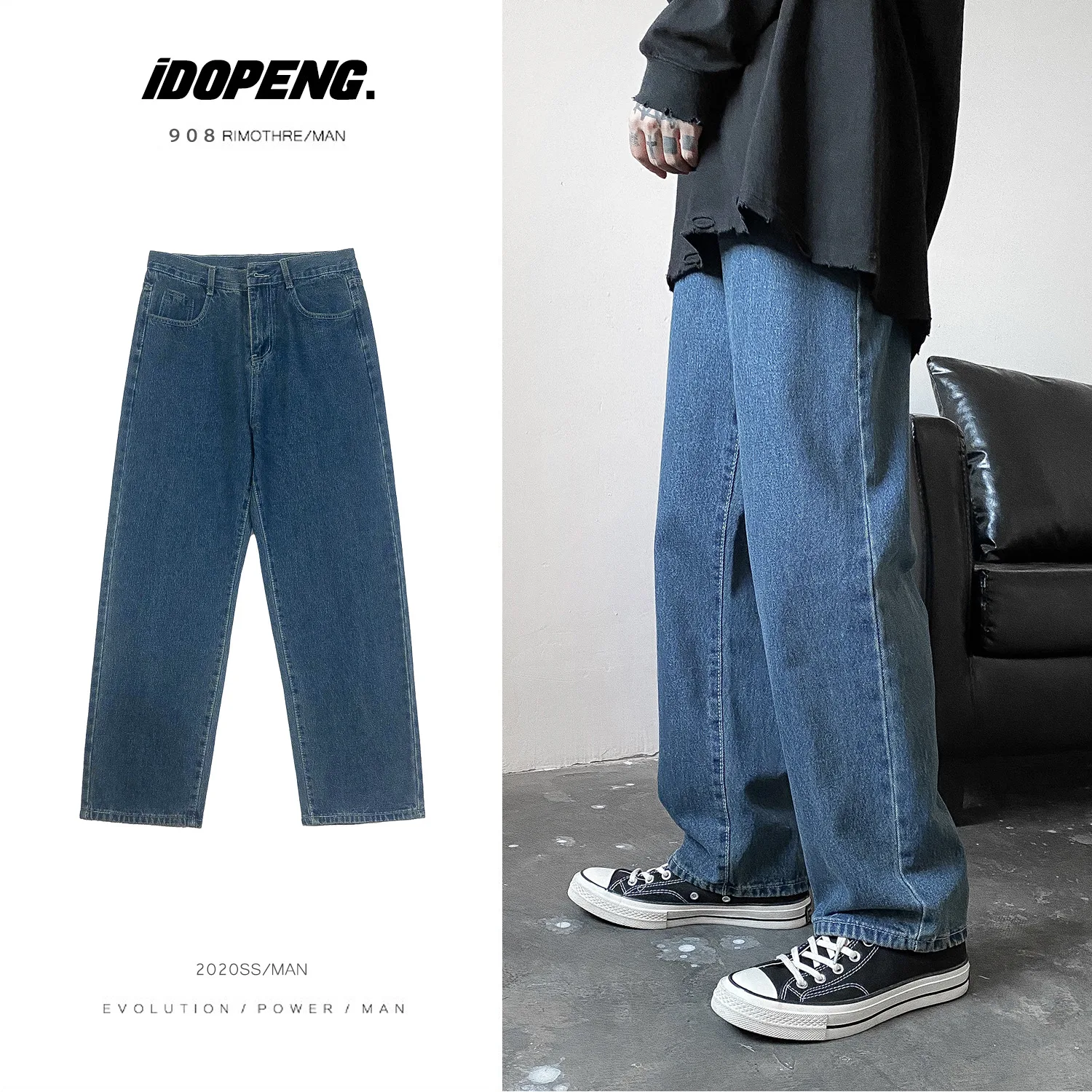 

Spring And Autumn New Fashion Casual Men's Jeans-NZKK65