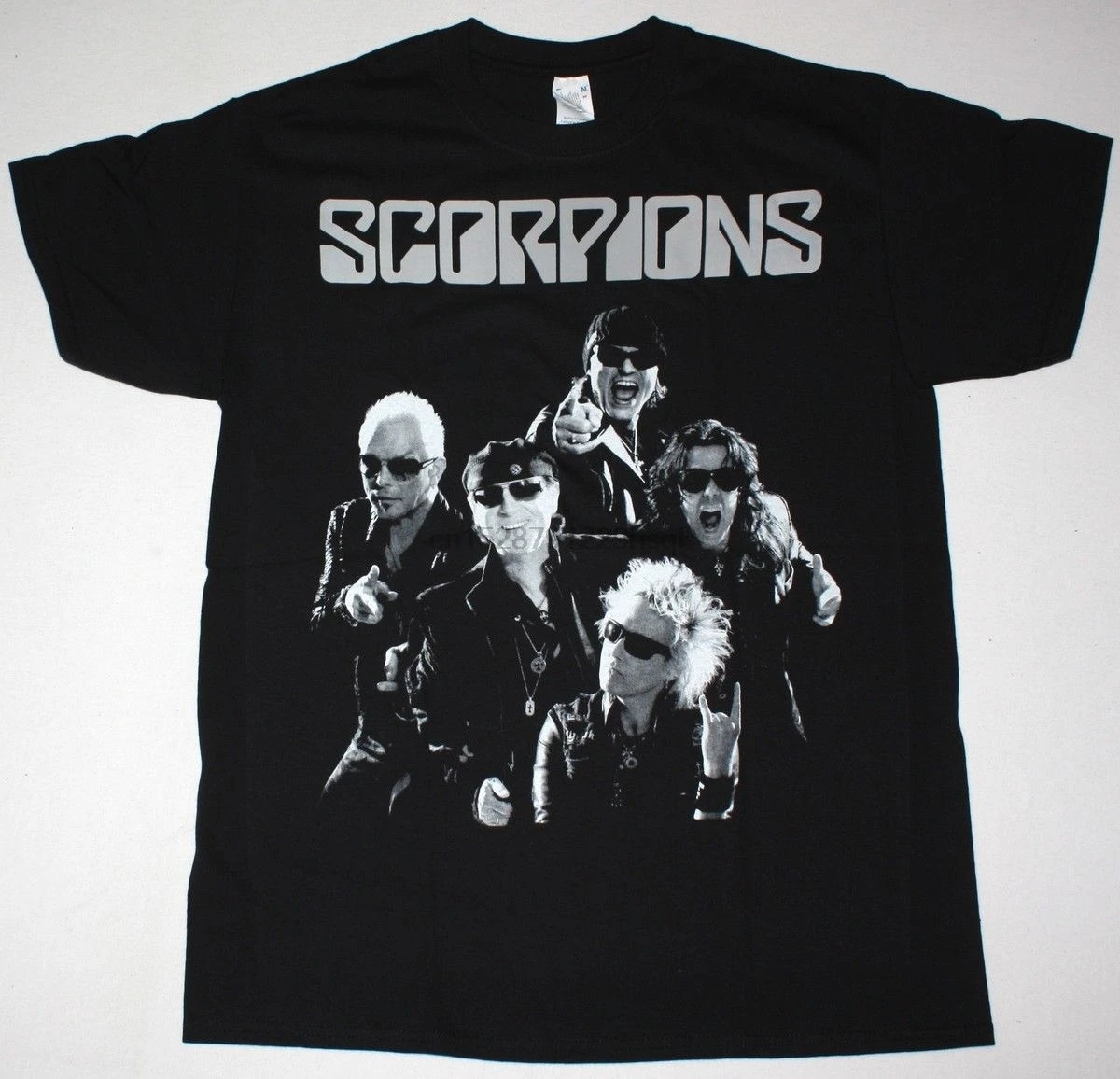 Женская Черная футболка тяжелый металл жесткая рок MSG KINGDOM принимается принт