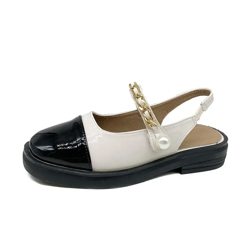 

Block Heels All-Match Comfort Shoes for Women 2021 Sandals Suit Female Beige Chunky New Girls Fashion Clear Summer Closed Low