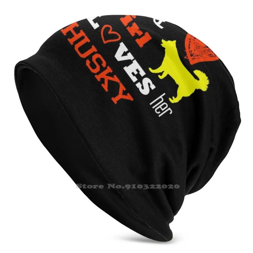 

Husky Girl Cap Outdoor Warm Sports Headgear Husky Dog Dogs Cute Puppy Huskies Animal Pet Pets Pup Animals German Shepherd Pug