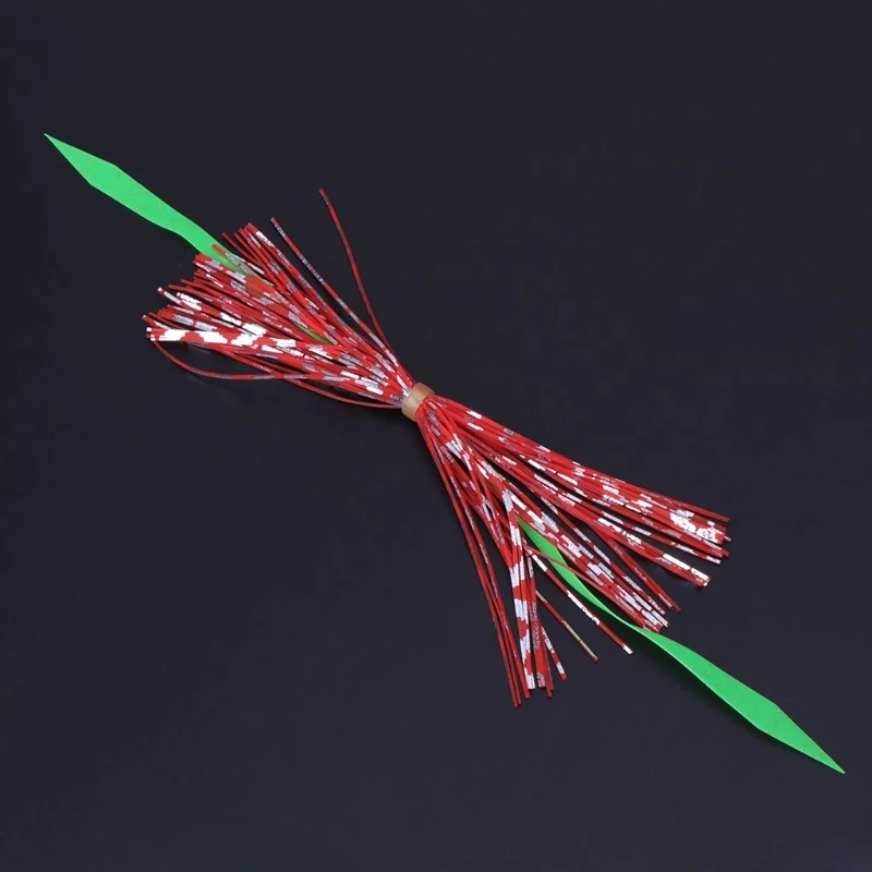 1 комплект рыболовные юбки ПВХ силиконовая лента резиновая джиг приманка в виде