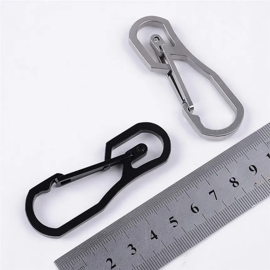 CARPRIE Useful Stainless Steel Buckle Carabiner Keychain Key Ring Clip Hook Outdoor | Автомобили и мотоциклы