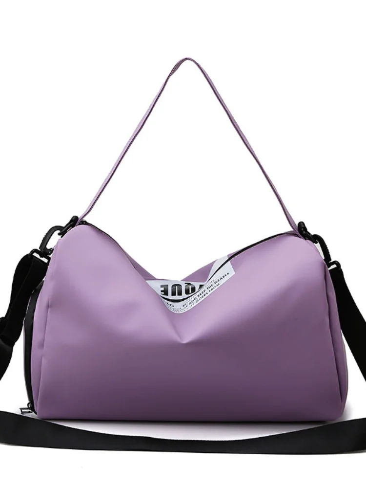 Factory Wholesale New Cylinder Sports Fitness Handbags Large Capacity Leisure Travel Shoe Organizer and Storage Shoulder Bags