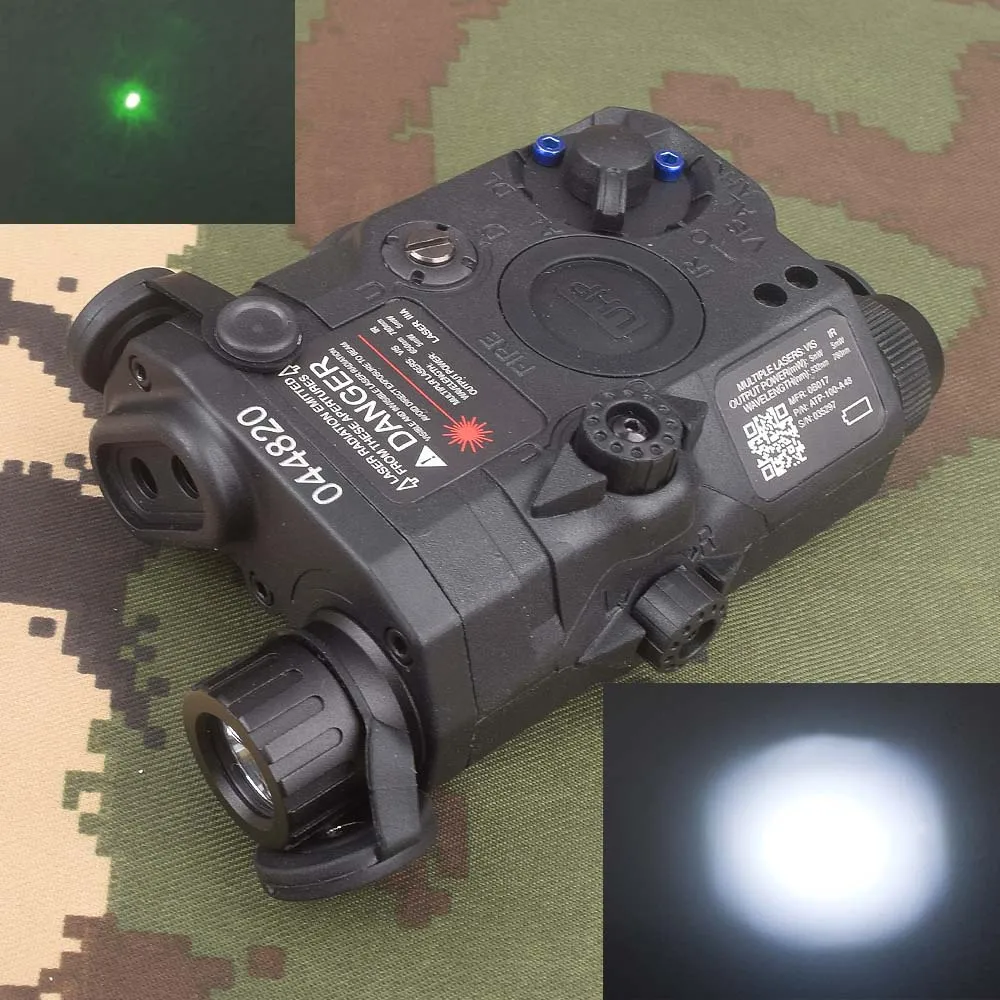 

LA-5C PEQ15 UHP Green Laser Sight Aiming Flashlight LED 250lumens White Light Hunting PEQ Tacital Weapon Scoutlight