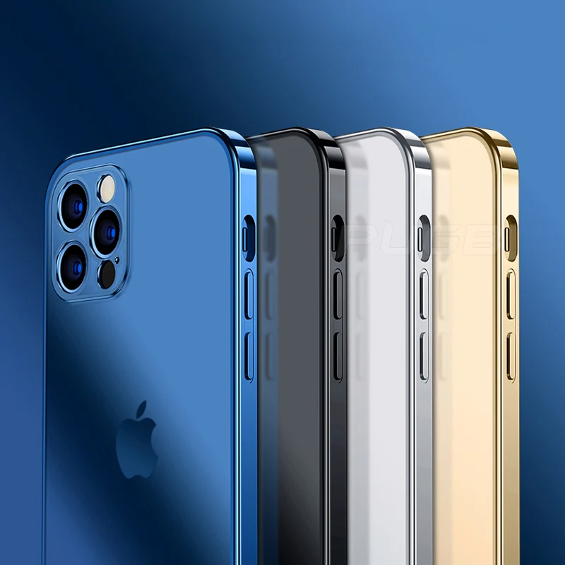 

Soft Thin Silicone Case For iPhone 12 11 Pro Max Mini X XS XR 7 8 Plus SE 2020 Clear TPU Cover