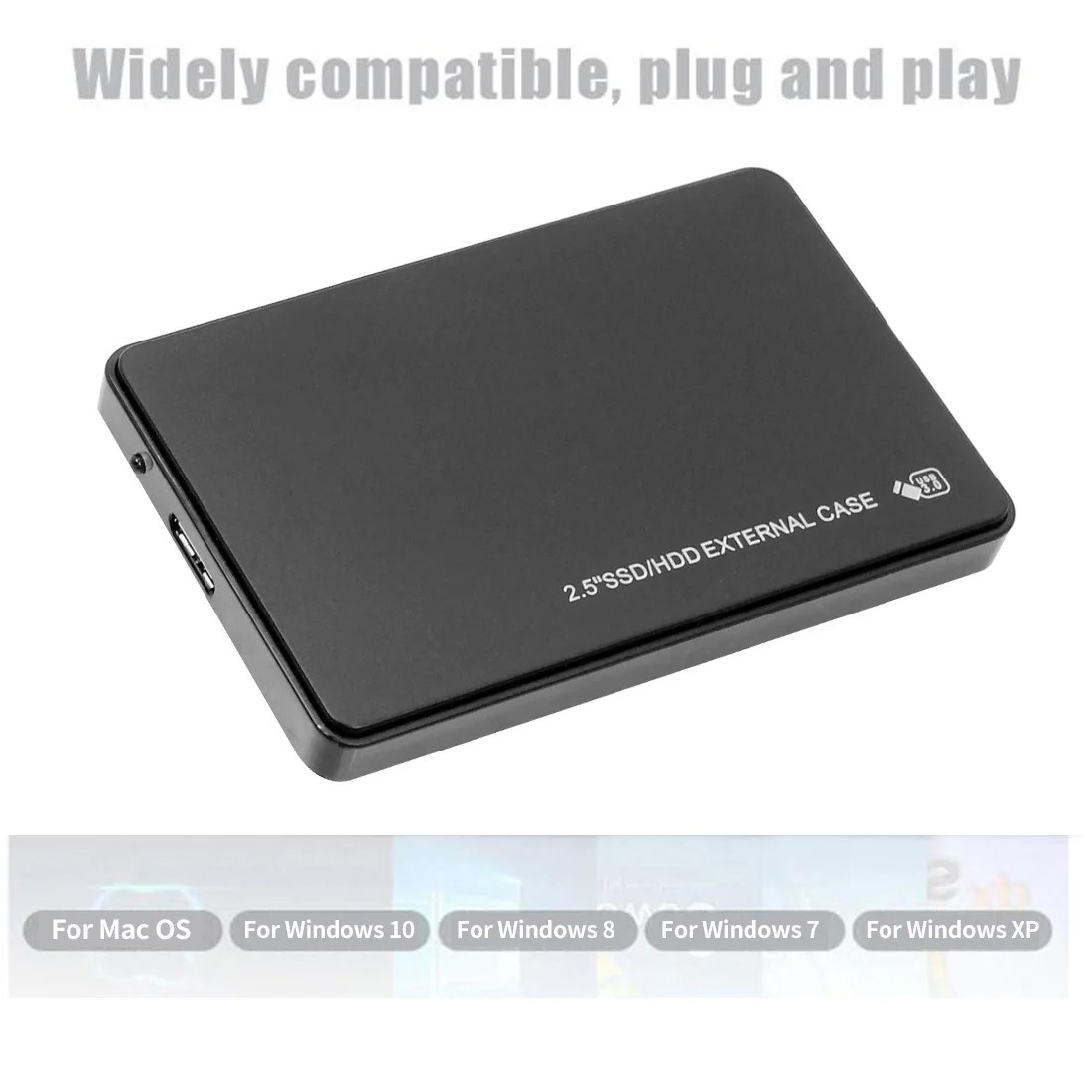 

2.5inch HDD SSD Case Sata to USB 3.0 2.0 Adapter Free 5Gbps Box Hard Drive Enclosure Support 2TB HDD Disk For WIndows/Mac OS