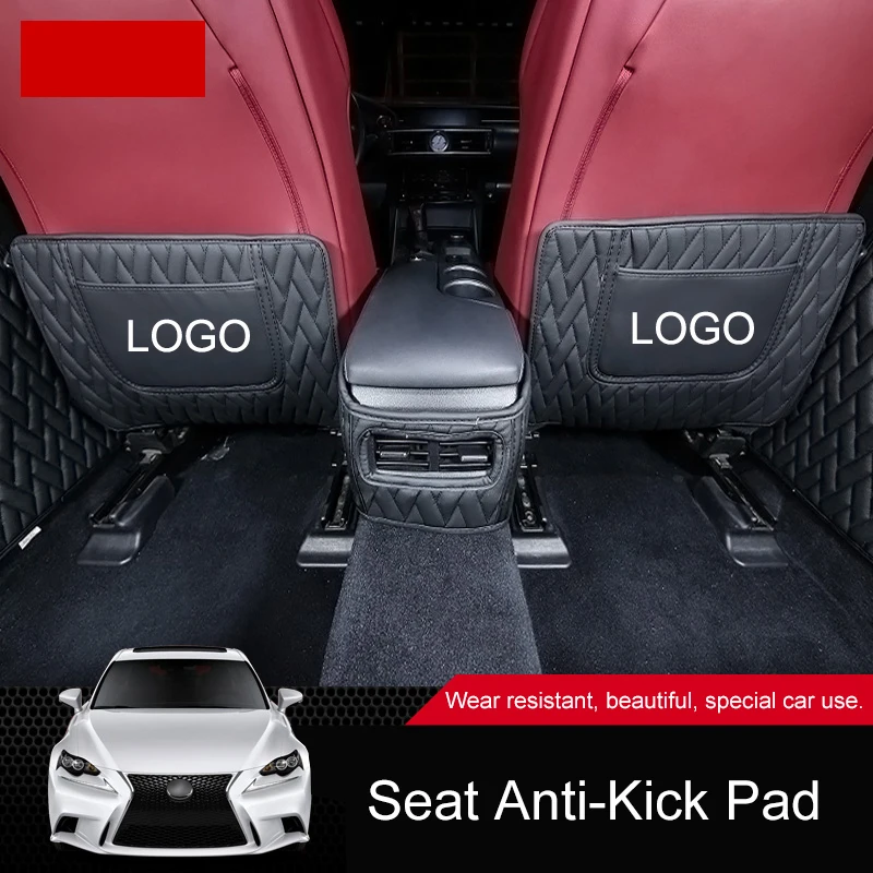 

QHCP автомобильный коврик для сиденья, защита спинки, Детские грязные коврики с сумкой для хранения для Lexus IS 200T 300 250F 2013-2019