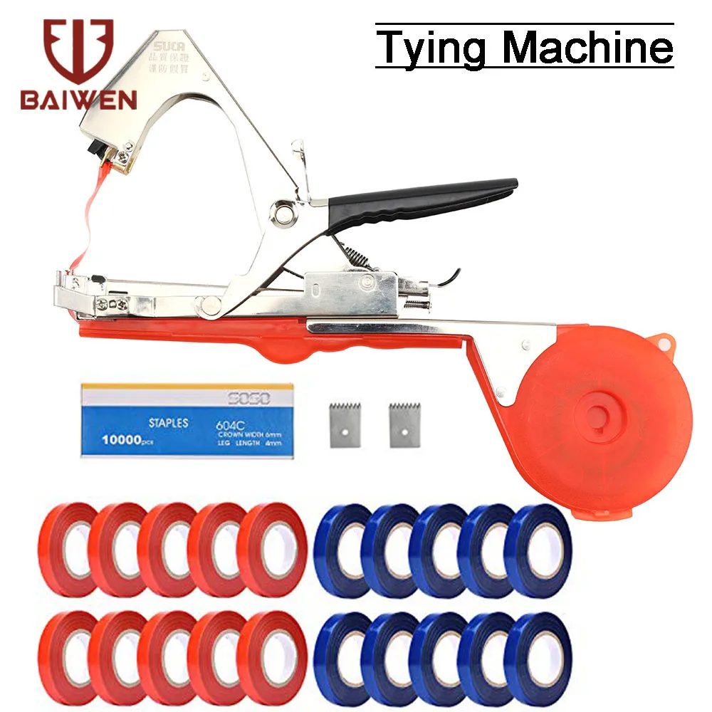 Садовые инструменты растения ветки ручная связывающая машина Tapetool Tapener для