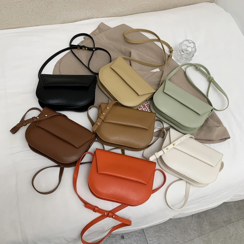 

2021 Of The Women Of Vintage Crossbody Small Fashion Shoulder Hand Bag Woman Saddles Leather Of Women's Handbags Zipper Tasche
