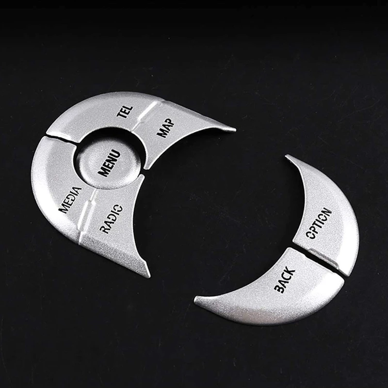 Автомобильная алюминиевая консоль мультимедийная кнопка рамка наклейка для MINI