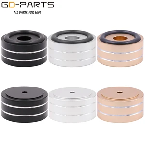 Алюминиевые ножки усилителя 40*20 мм, обработанные полностью алюминиевые, шасси для ПК, изолирующая подставка для корпуса колонки, усилитель, ЦАП, поворотный стол, конус, 1 шт.