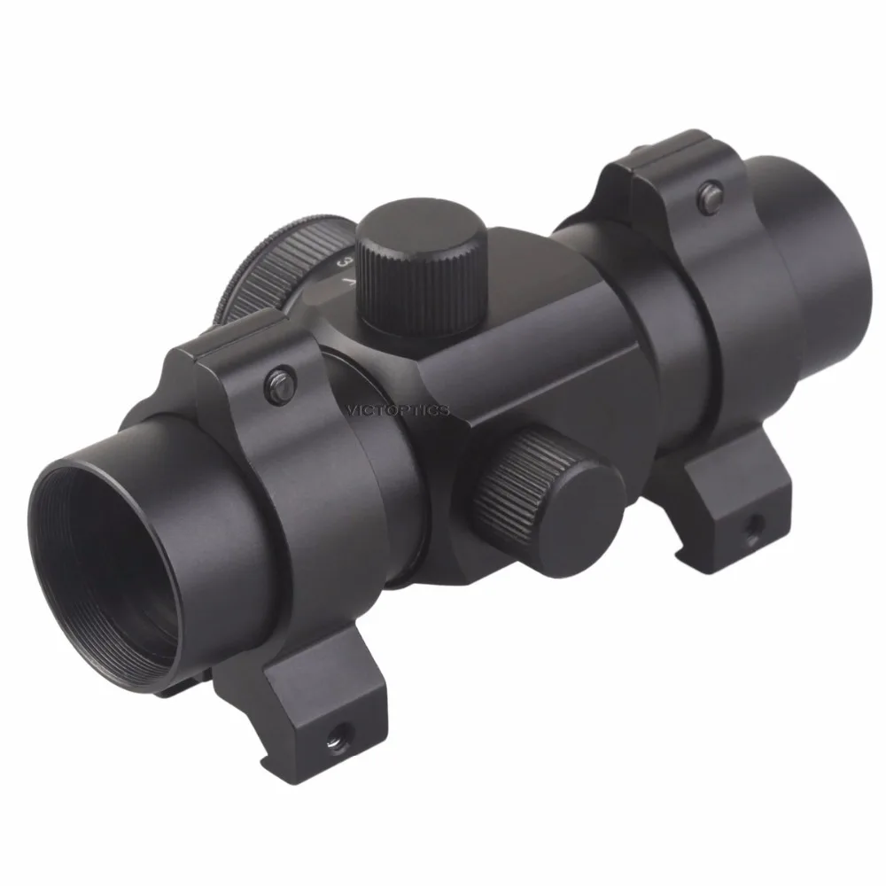 10 шт. Victoptics 1x30 Охота 11 уровней Красный точка зрения прицел с 30 мм трубка 1 MOA регулировка