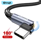 Кабель зарядный Elough с USB на USB Type-C, вращение на 180 градусов