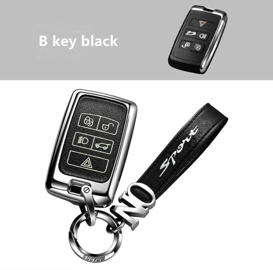 Кожаный чехол для ключей автомобиля Land Rover Range Discovery 5 Sport JAGUAR XE XF XJ F PACE 2017 2018