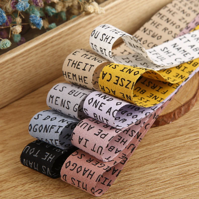 40 ярдов тканевая лента с принтом для ношения одежды|Ленты шитья| |