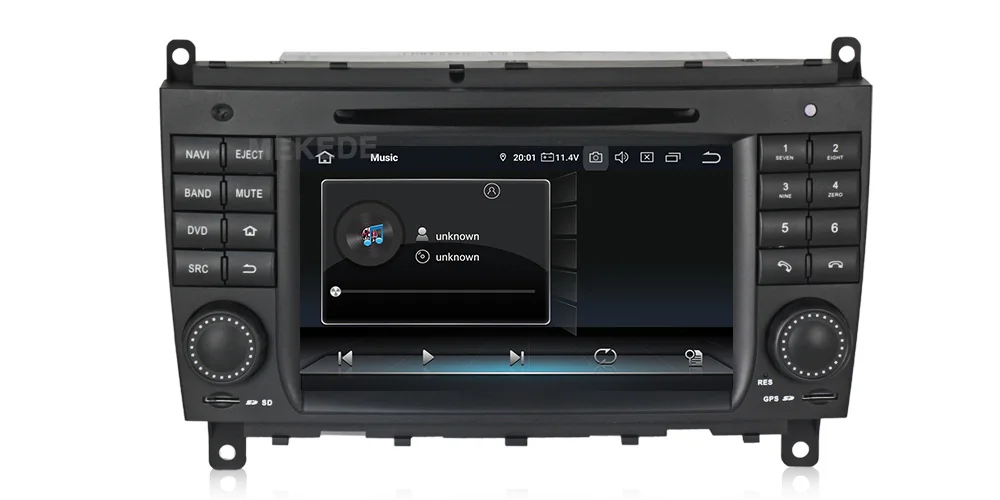 Android 9 gps навигация автомобильный dvd-плеер для Mercedes Benz CLK W209/CLS/W219 автостерео головное устройство радио магнитофон 8812 медиа
