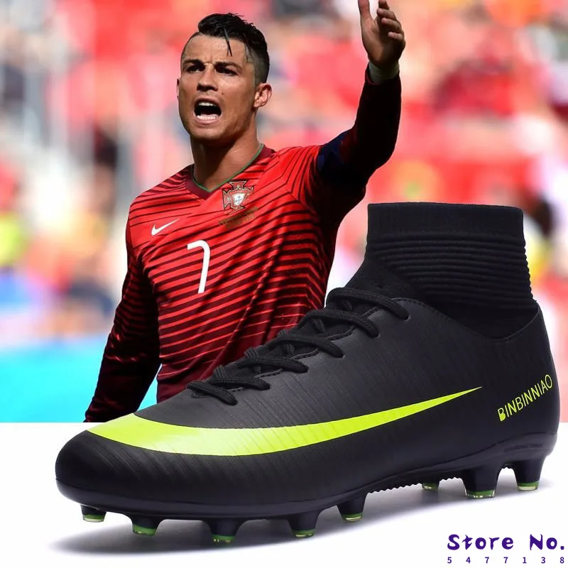 

Soccer Shoes For Men Football Shoes Kids Training Sneakers Original TF AG Spikes Soccer Cleats Futsal Male Football Boots