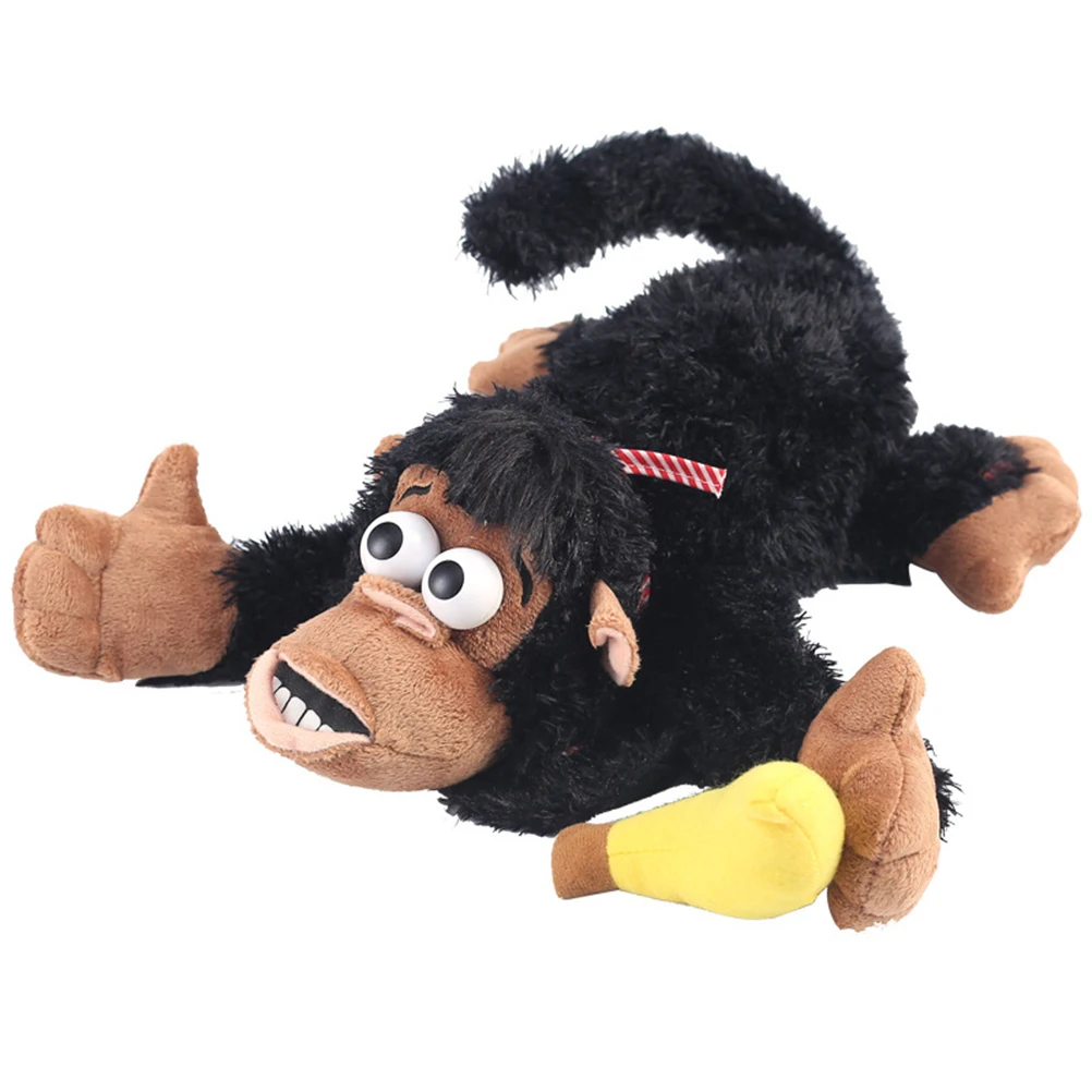 Магнитный контроль забавная игрушка в виде обезьяны электрическая плюшевая