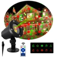 led stage lights snowflake light white snowstorm projector christmas atmosphere holiday family party special outdoor landscape