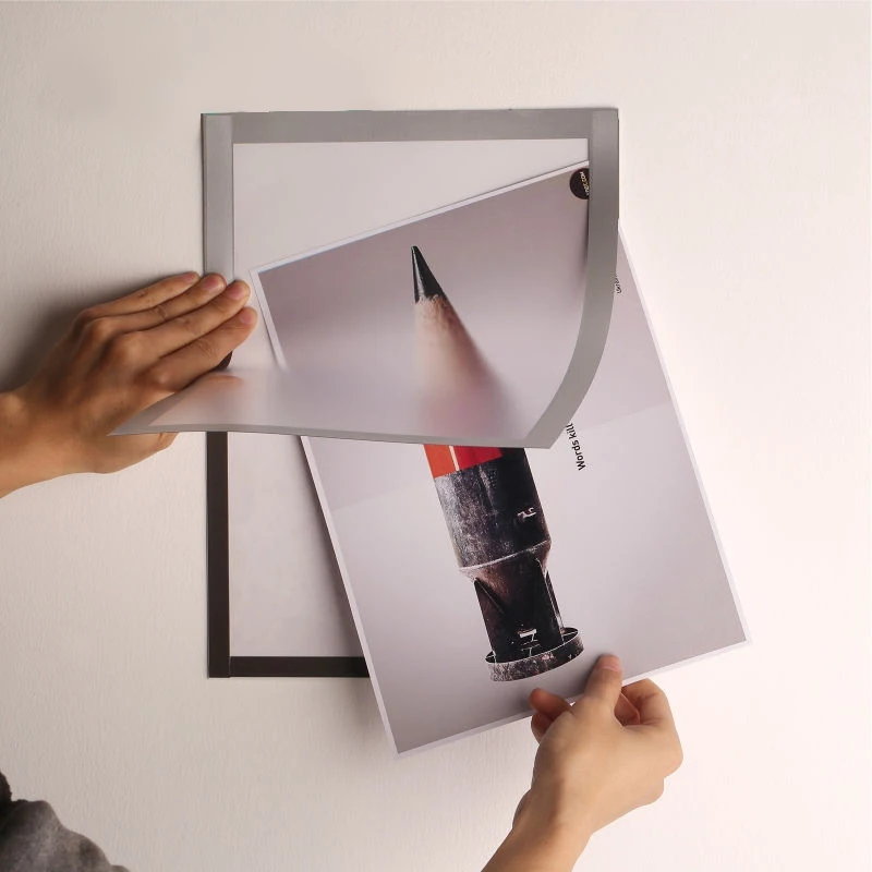 Небьющаяся магнитная фоторамка размера А4 5 шт. для документов фотографий