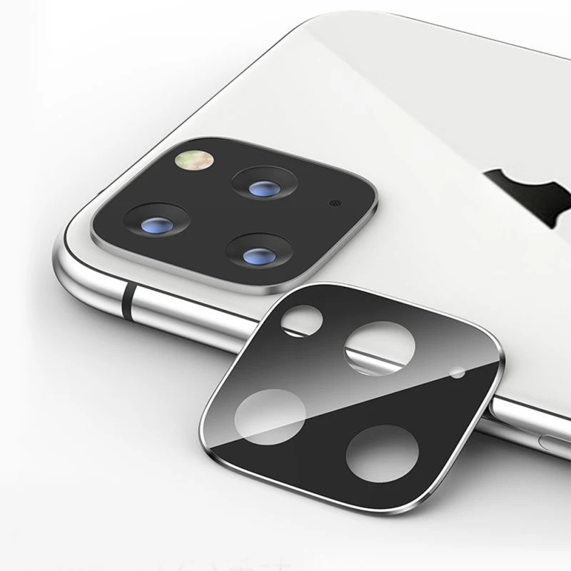 Кольцо объектива задней камеры для iPhone 11 Pro Max чехол из закаленного стекла