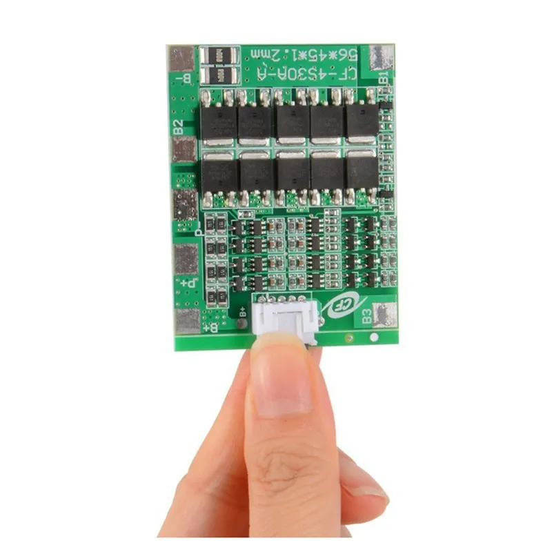 4S 16.8V 30A Li-ion Lithium Battery 18650 Charger Protection Board PCB BMS Balance Module High Current TE742 | Электроника