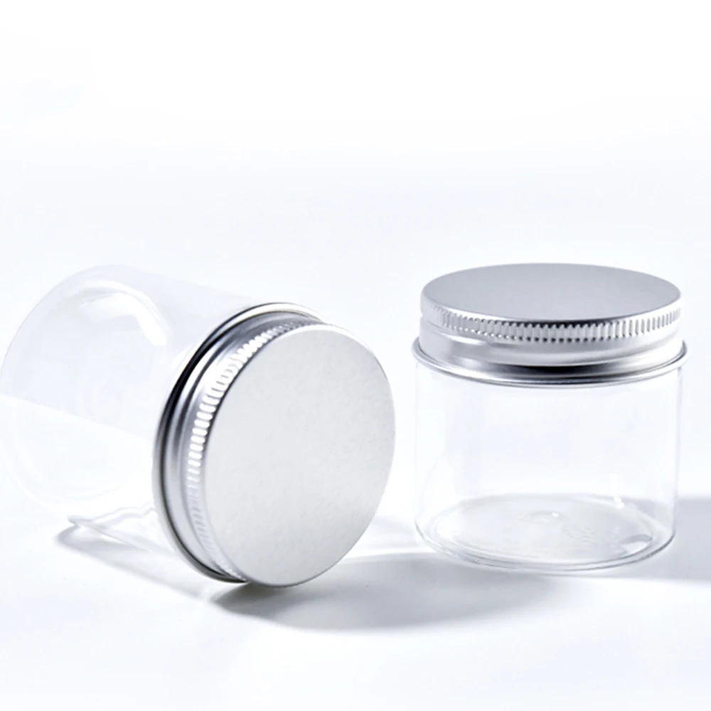 20 штук пластиковый косметический контейнер банку Алюминий колпачки упаковка