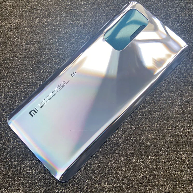 Крышка аккумулятора 6 67 дюйма для Xiaomi Mi 10T Pro 5G Задняя стеклянная панель задняя