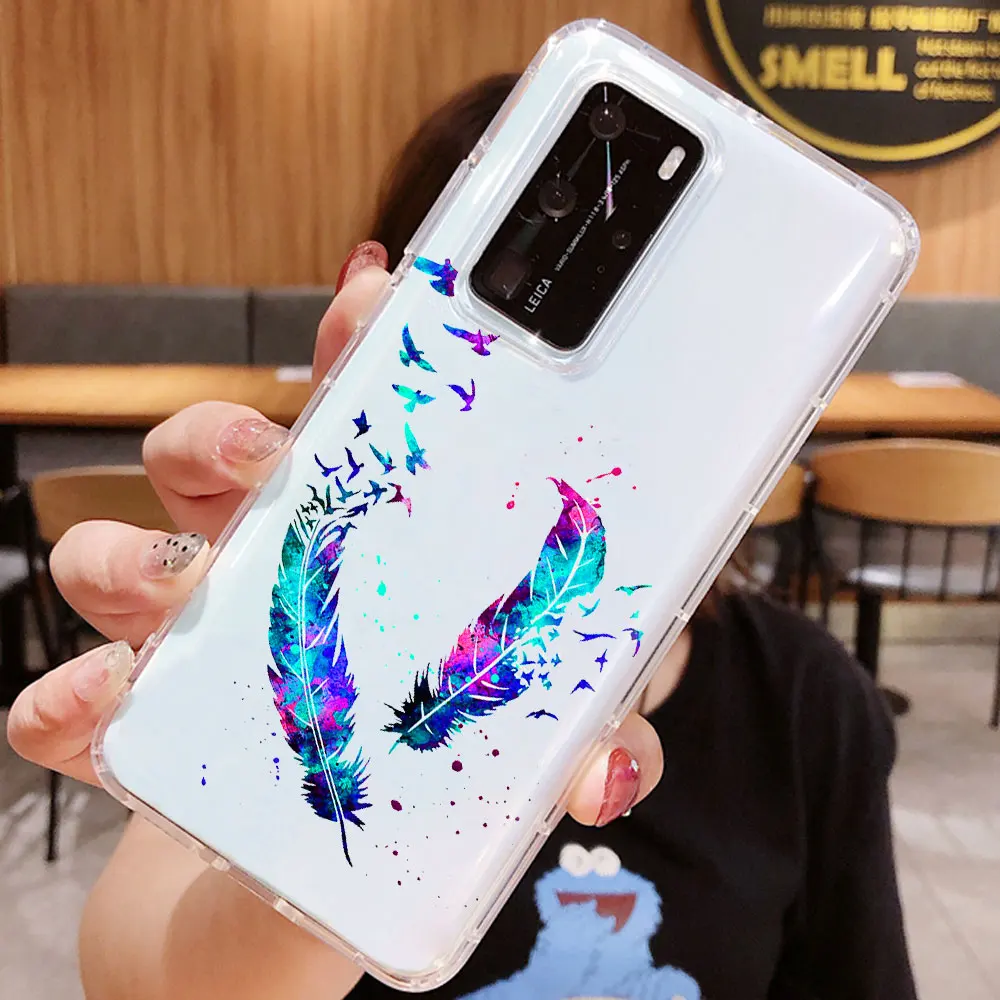 Чехол PUNQZY с изображением животных и синей бабочки для Samsung Galaxy A51 A71 A50 A70 S10 S9 S8 PLUS S20