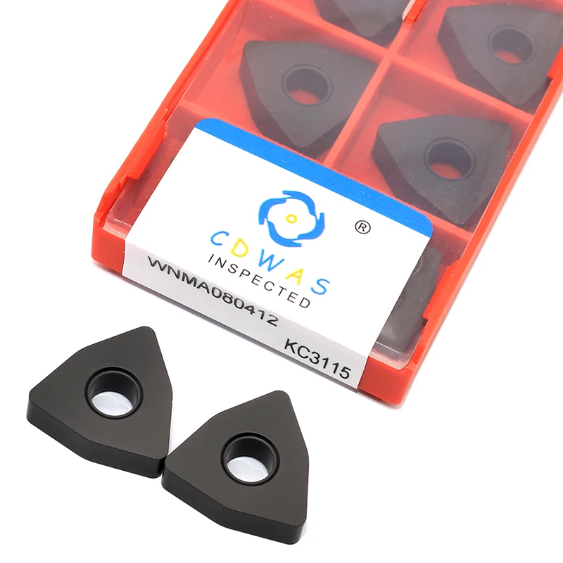 

10PCS WNMA080412 KC3115 Flat Carbide Inserts High Quality External Turning Tool WNMG 080412 CNC Lathe Cutter Tool For Cast Iron