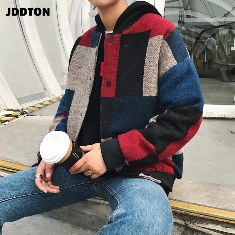 JDDTON осенний мужской Летающий костюм стильный свитер Мужская Уличная одежда