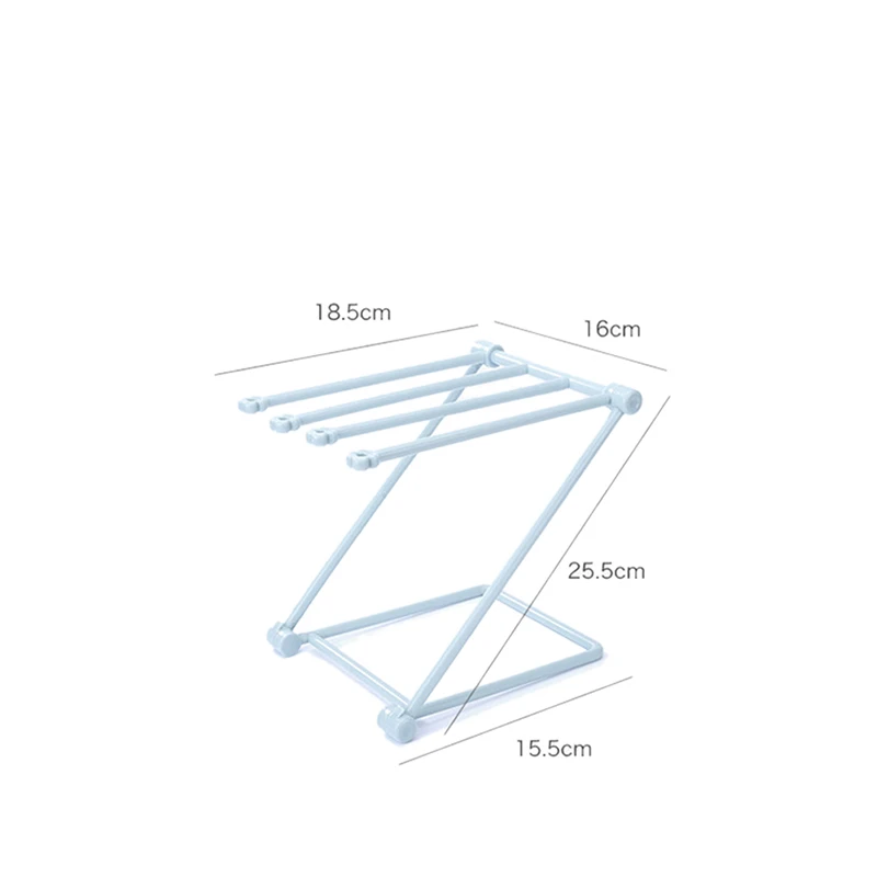 Folding Cloth Storage Rack Bottle Drying Countertop Dishcloth Cleaning Dryer Drainer Shelf Cup Hanging Holder 2020 | Дом и сад