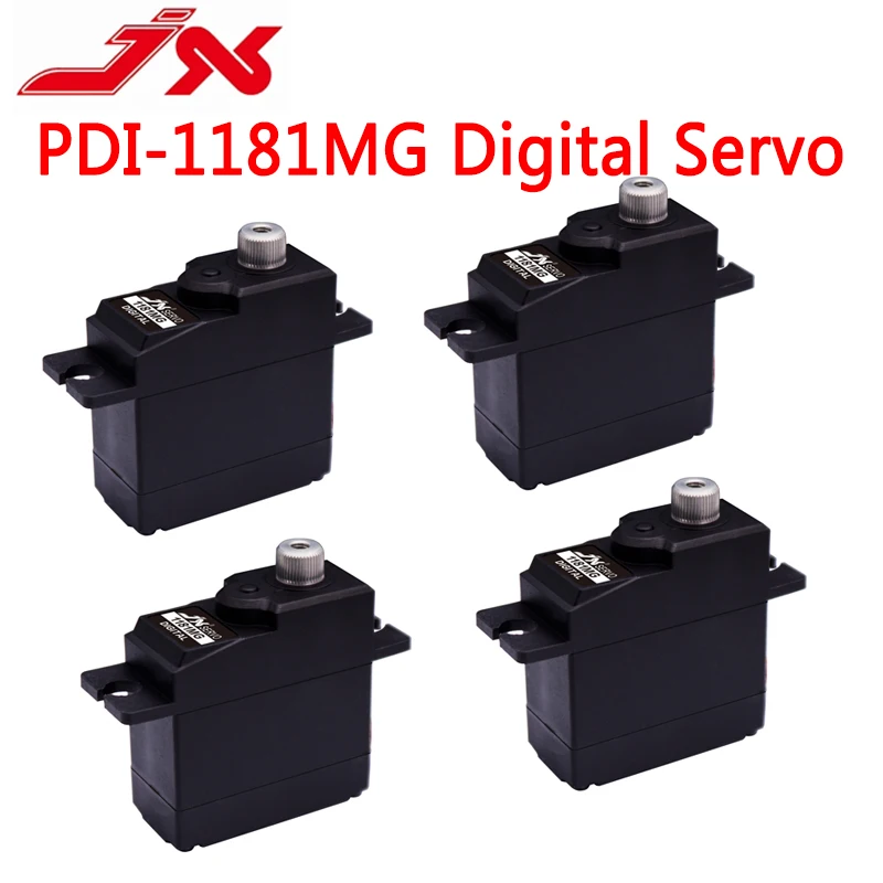 

JX Servo PDI-1181MG 17g 3.5KG Digital Core Servo Metal Gear for 1/16 WPL RC Car B16 B24 B36 C14 C24 Glider Plane