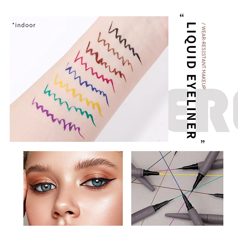 

Liquid Eyeliner Long Lasting Non-smudge Waterproof And Sweat-proof Non-discoloring Eye Liner Pen Make Up Tools
