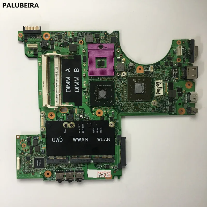 Высокое качество флюоресцентная материнская плата для ноутбука DELL XPS M1530 0RU477 RU477