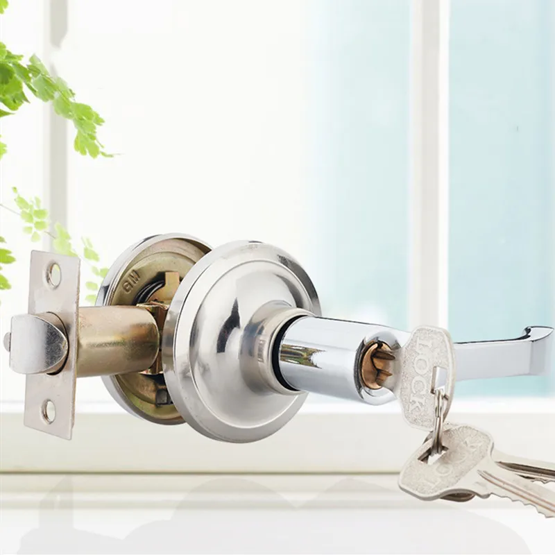 Бесшумный дверной замок из цинкового сплава для кухни замки одной ручки в ванную
