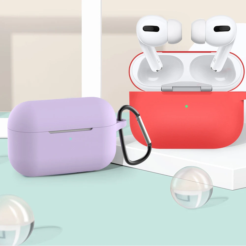 Для Apple Airpods Pro силиконовый чехол для наушников 2019 противоударный 3 Bluetooth гарнитуры