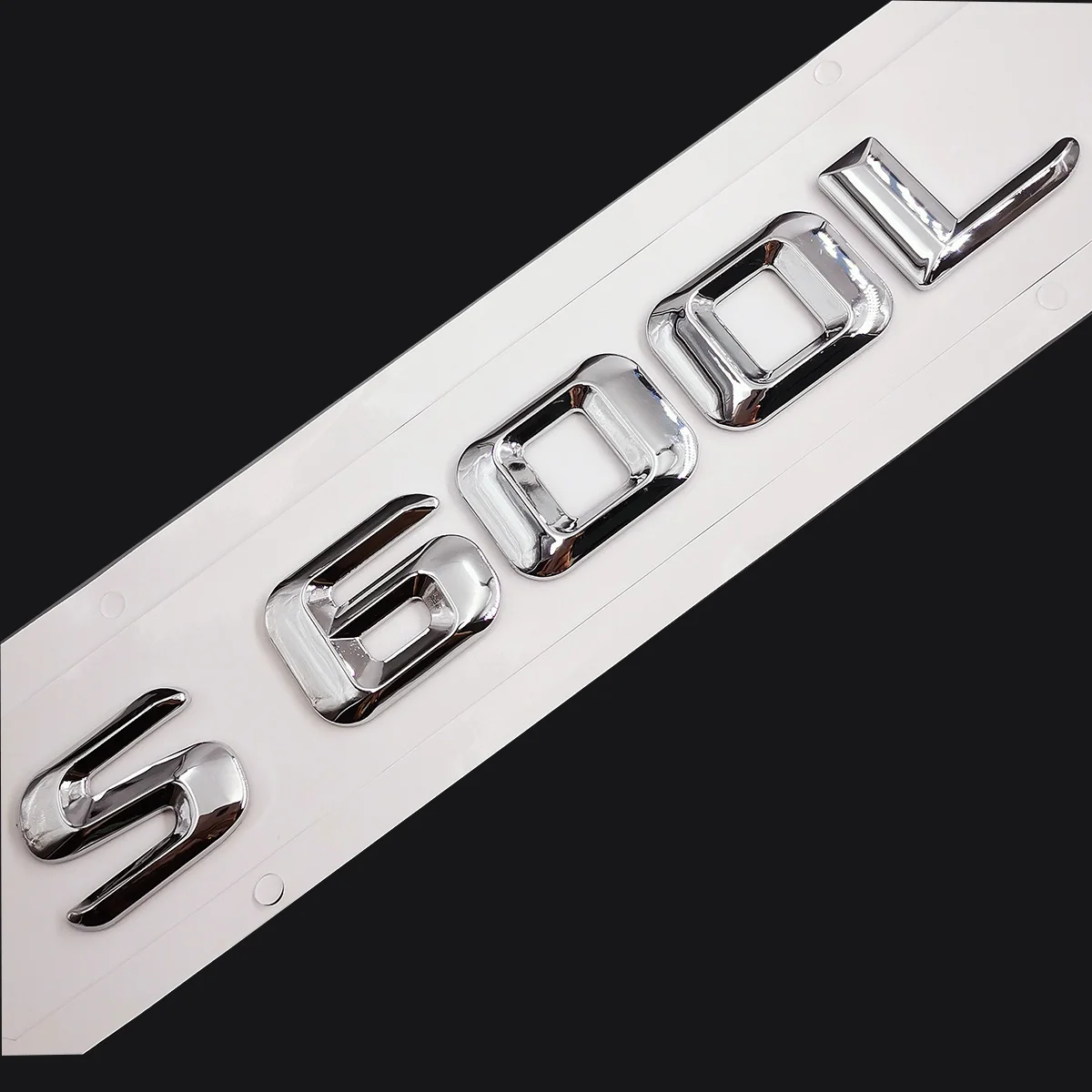 Оригинальный размер 1:1 Автомобильная эмблема заднего хвоста цифры-буквы