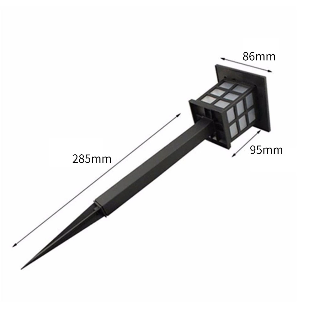 Классический Светодиодный светильник для газона уличный садовый на солнечной