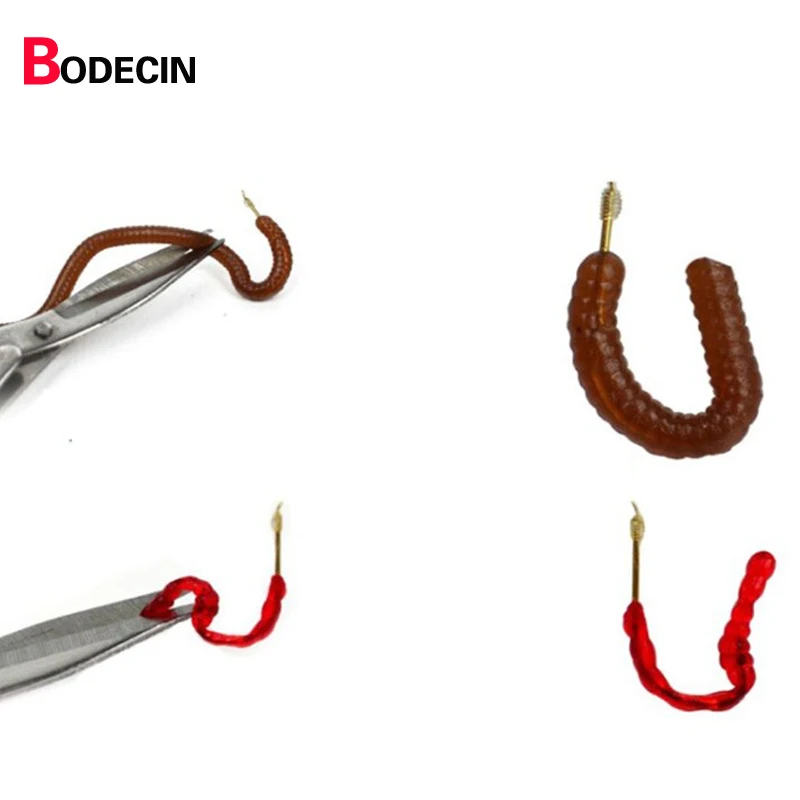 200 шт. 2 см имитация запаха креветки дождевой червяк