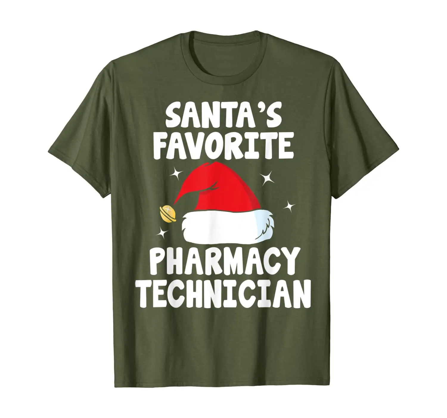 

Santa's Favorite Pharmacy Technician Funny Xmas T-Shirt