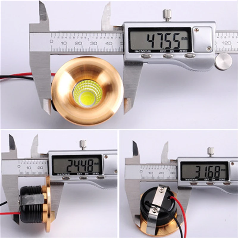 Светодиодный светильники круглый мини COB точечный встраиваемый cветодиодный