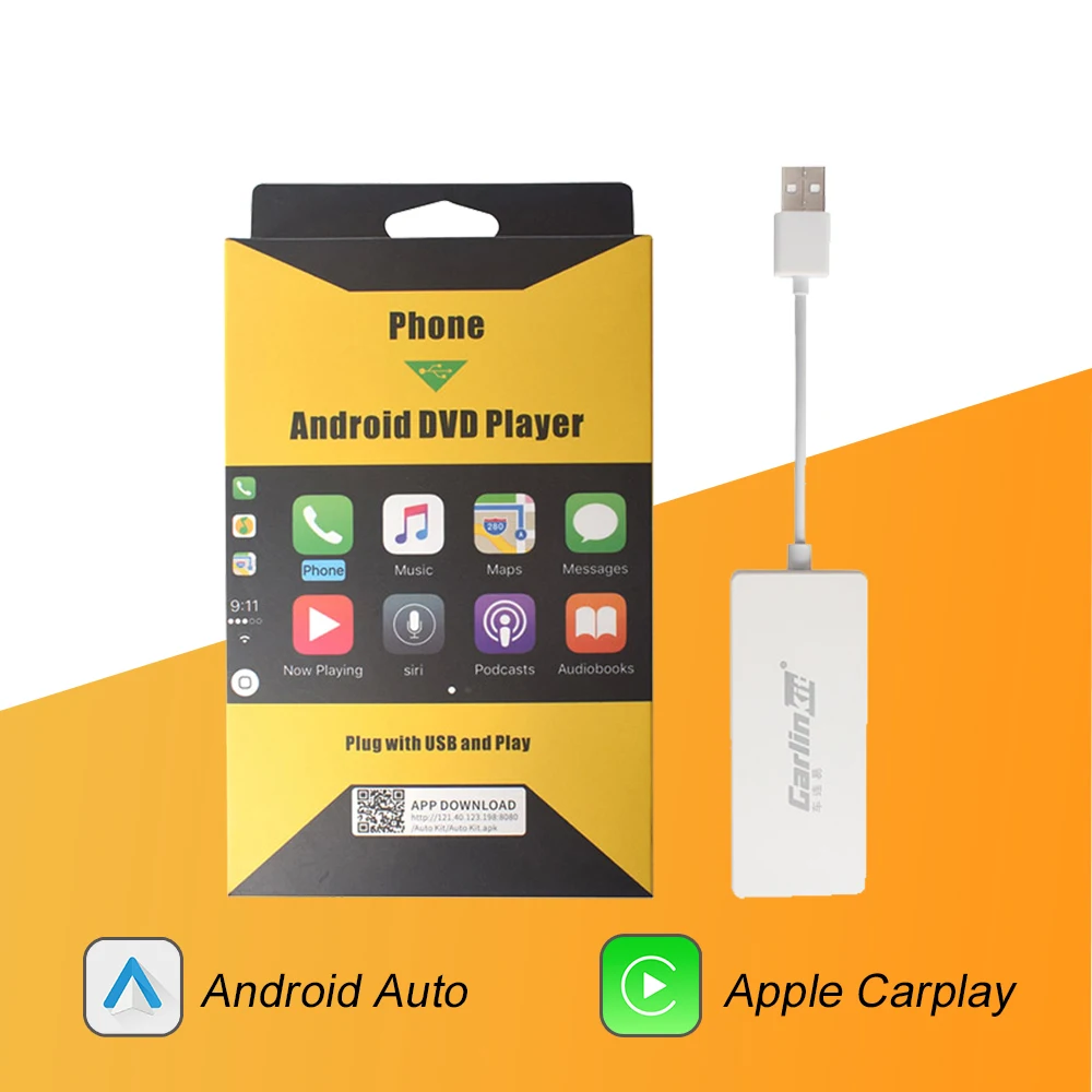 Carlinkit USB Смарт соединение проводной Carplay ключ/Android авто только для Android